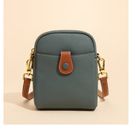 Lychee Pattern High Quality Leather Crossbody Bag