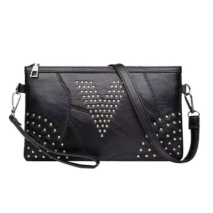 Ladies lambskin clutch  bag