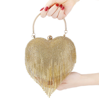 Diamond-studded Ladies Clutch Bag