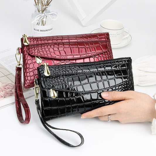 Casual Shiny Ladies Clutch Bag