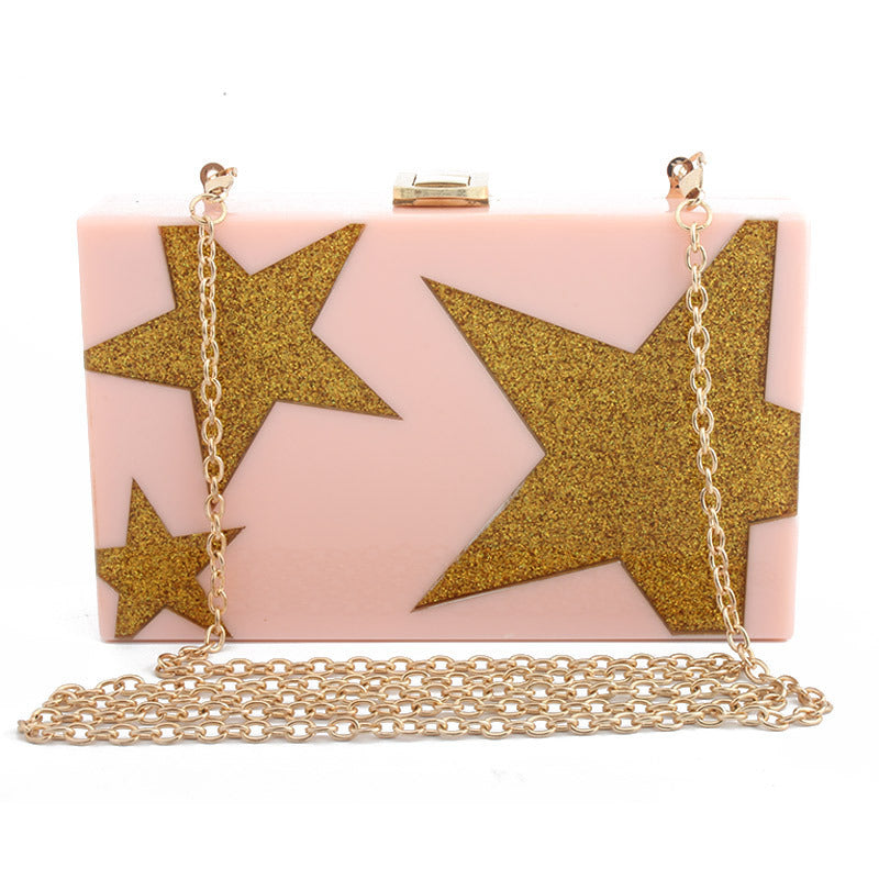 New Five-pointed Star Ladies Clutch Bags