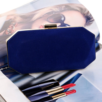 Velvet Ladies Banquet Clutch Bag