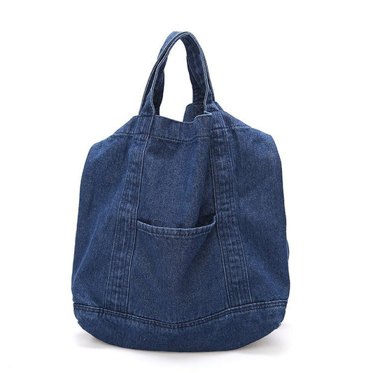 Big Tote Bag Large Capacity Canvas Denim