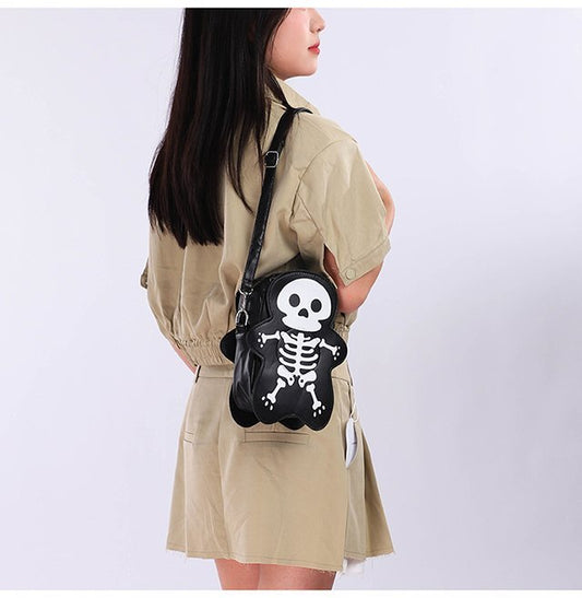 Halloween Skull Crossbody Bag