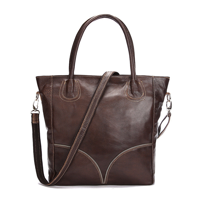 Leather Tote Bag Large Capacity