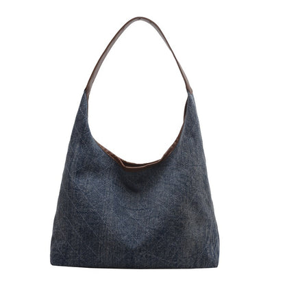 Denim Canvas Tote Bag