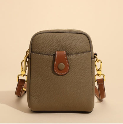 Lychee Pattern High Quality Leather Crossbody Bag