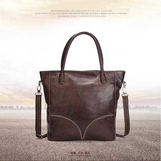 Leather Tote Bag Large Capacity