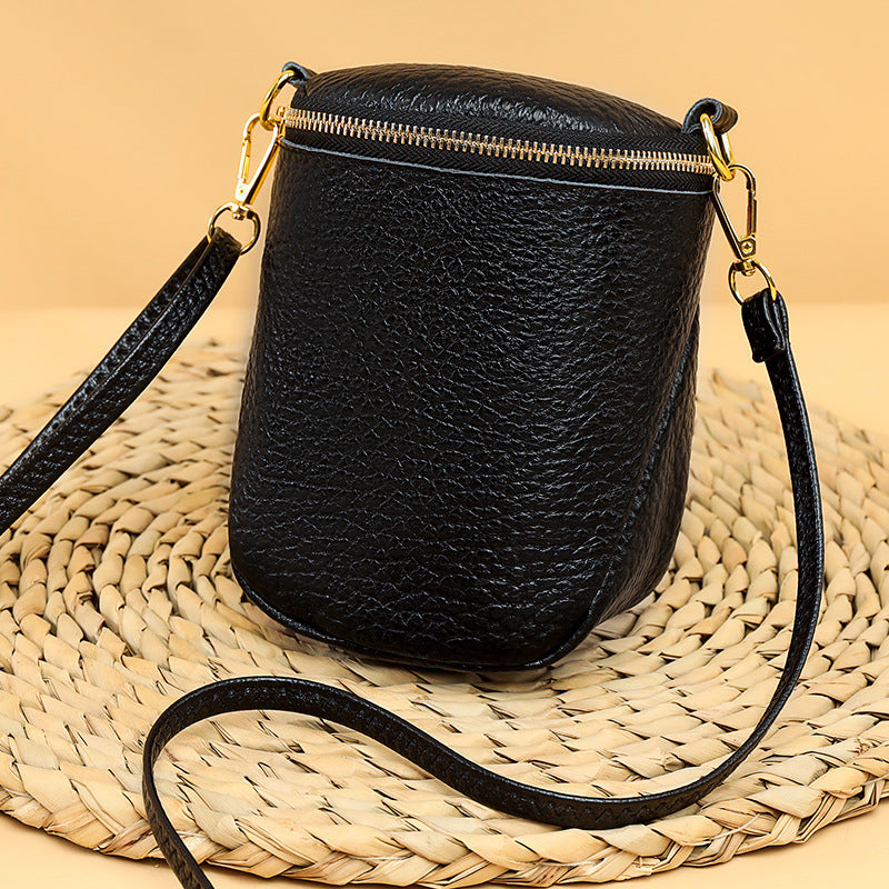 High-quality Leather Mobile Phone Crossbody Bag