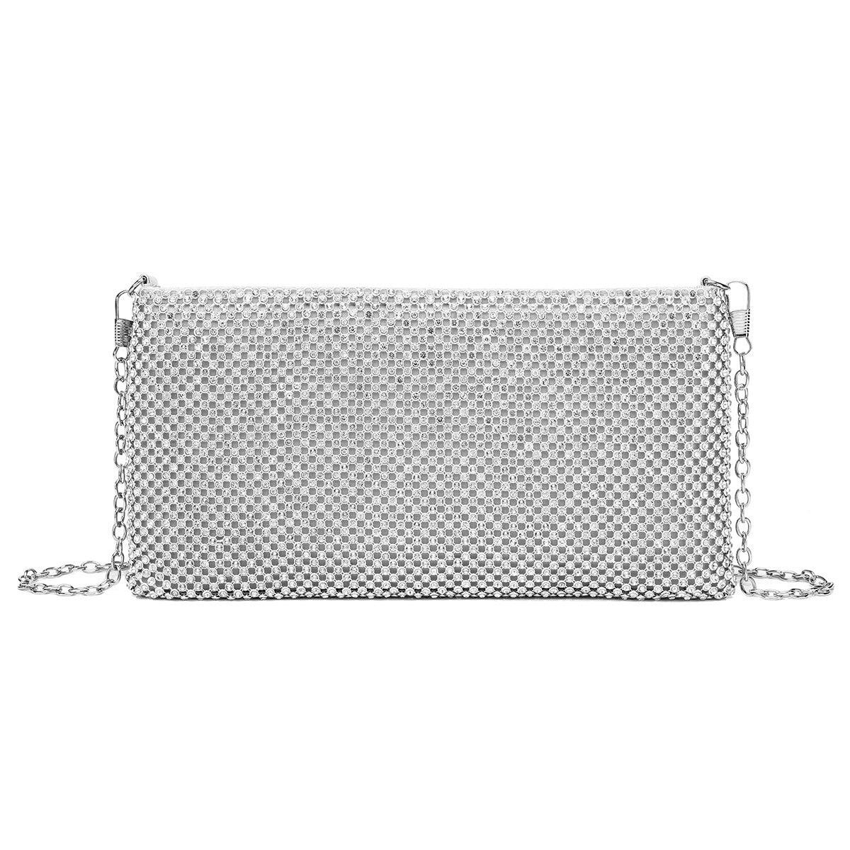 Fashion Ladies Diamond Envelope Clutch Bag